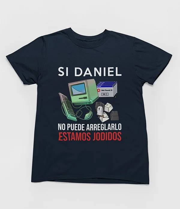 si-no-puede-arreglarlo-estamos-jodidos-camiseta-azul-marino