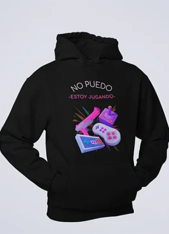 Sudadera No puedo estoy jugando – Sudadera con capucha