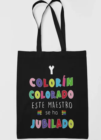 Bolso Colorín colorado maestra se jubila