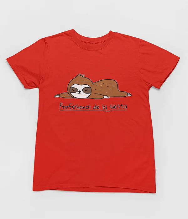 camiseta-profesional-de-la-siesta-roja