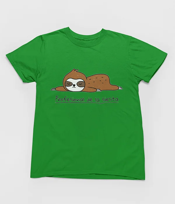 camiseta-profesional-de-la-siesta-verde