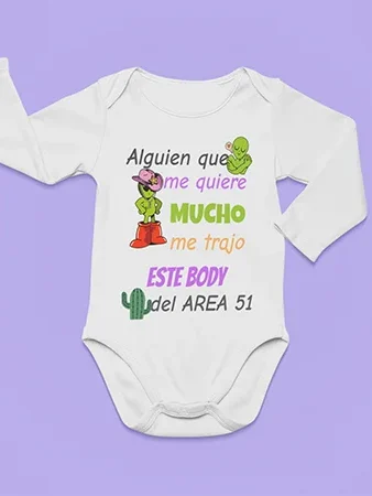Body bebé Área 51