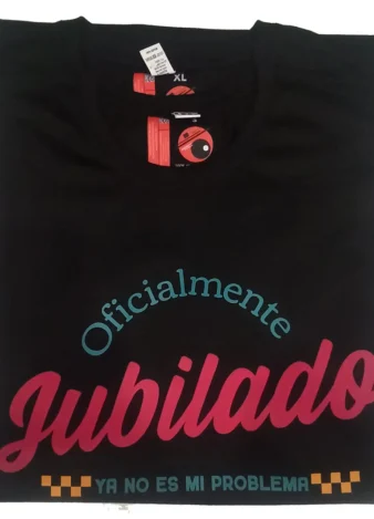 Camisetas oficialmente Jubilado