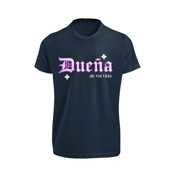 dueña-de-mi-vida-camiseta-azul-oscuro