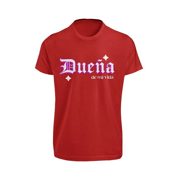 dueña-de-mi-vida-camiseta-roja