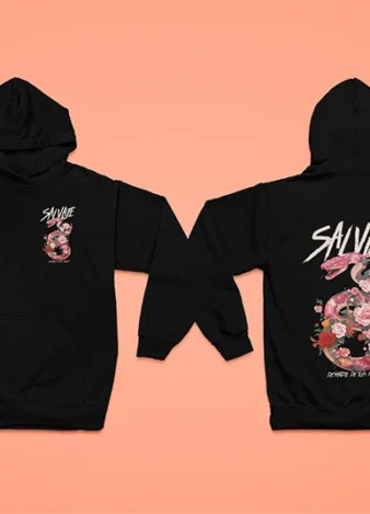 Salvaje deshazte de tus miedos – Sudadera con capucha
