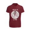 camiseta-no-me-da-la-vida-granate