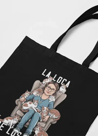Bolsa La loca de los gatos