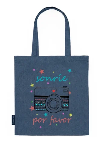 Bolsa vaquera Sonríe por favor