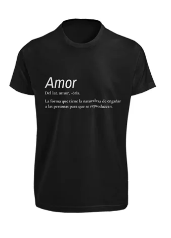 Camiseta definición de Amor