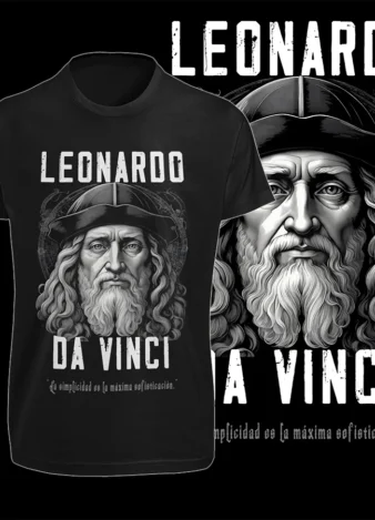 Camiseta Leonardo da Vinci