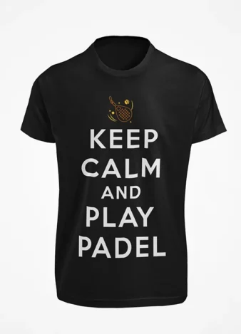 Camiseta Keep Calm and play Padel