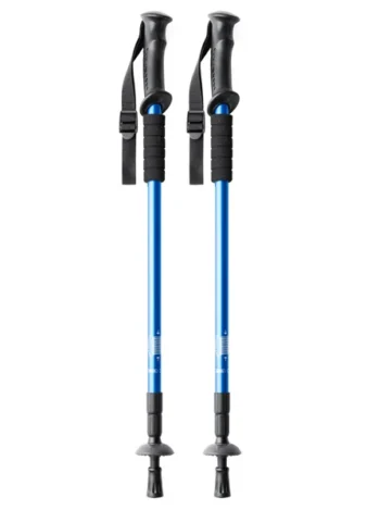 Set de bastones de senderismo plegables de aluminio – Azul