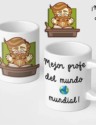 Taza El mejor profe del mundo