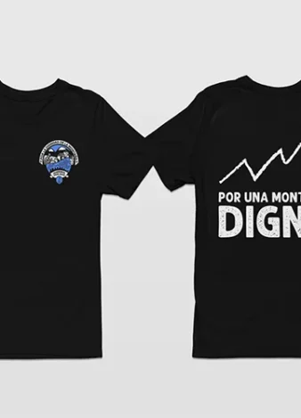 Camisetas Montañas dignas.