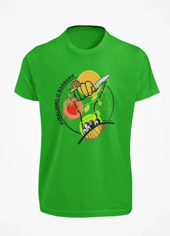 Camiseta Ruralismo o Barbarie – Verde