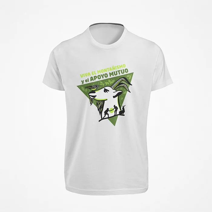 camiseta-viva-el-montañismo-y-el-apoyo-mutuo-blanca