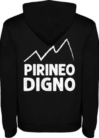 Sudadera Pirineo digno – Negra