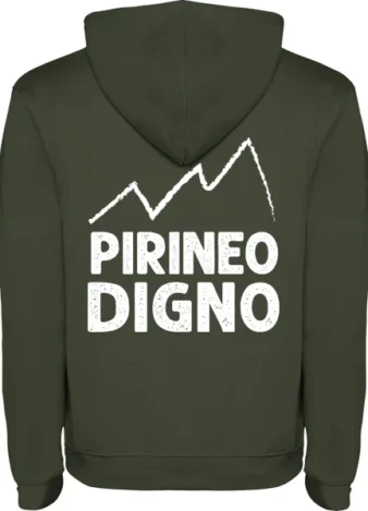 Sudadera Pirineo digno – Verde, XL