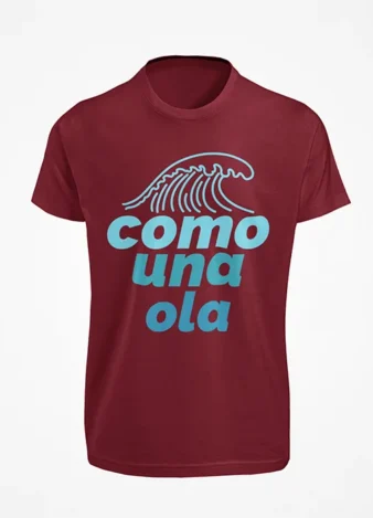 Camiseta como una ola