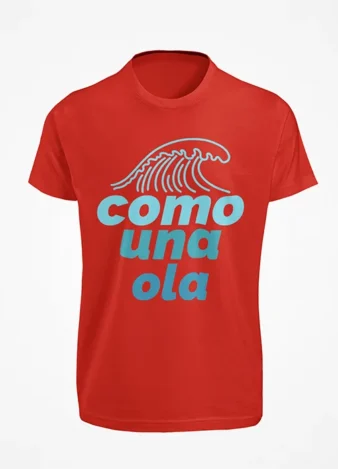 Camiseta como una ola