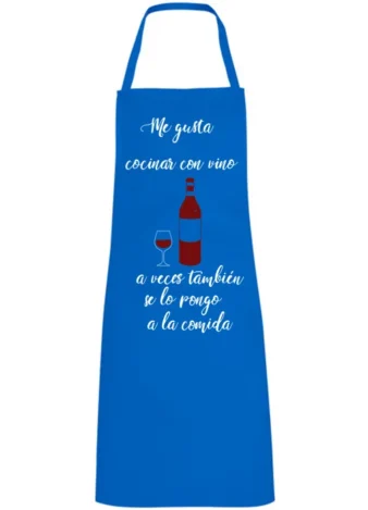 Me gusta cocinar con vino