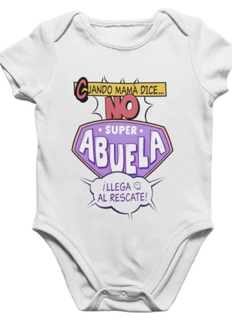 Body bebé Super Abuela