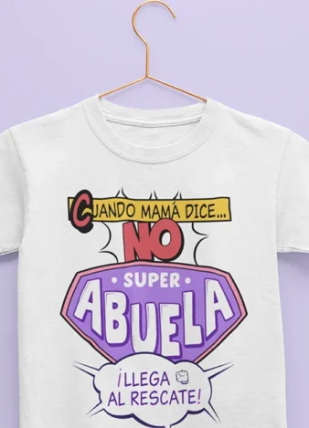 Camiseta infantil Super Abuela