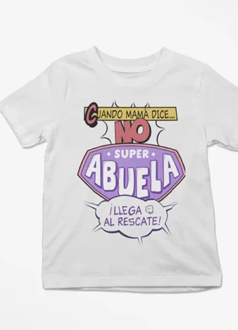 Camiseta infantil Super Abuela