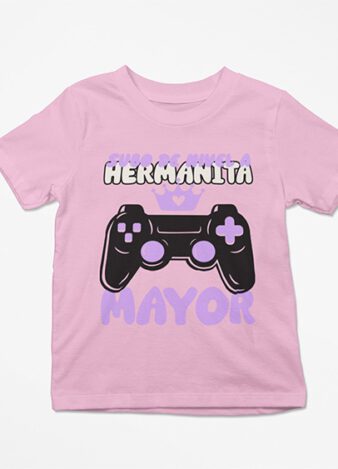 Camiseta Subo de nivel a hermanita mayor