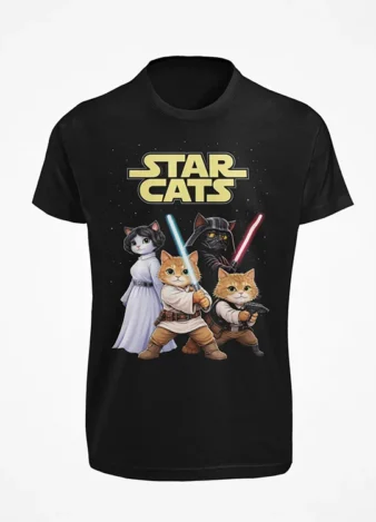 Camiseta o sudadera Star Cats – Camiseta