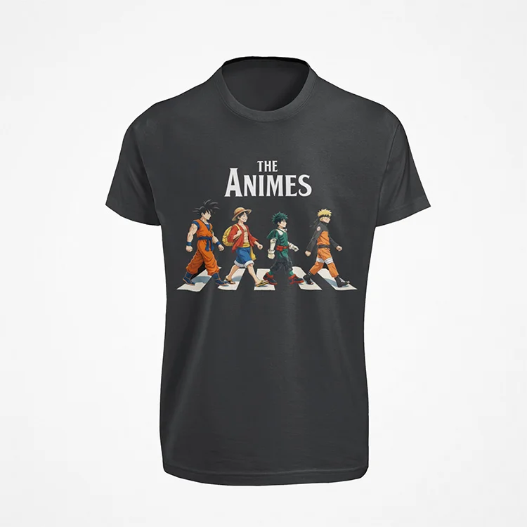 camiseta-the-animes-luffy-goku-naruto-gris