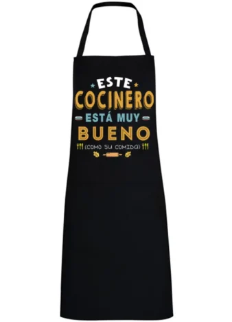 Este cocinero está muy bueno y su comida también