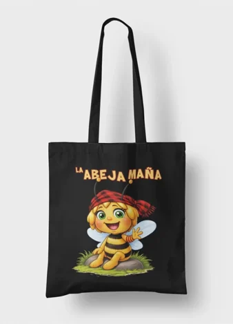 Bolsa Tote de la Abeja Maña – Negra