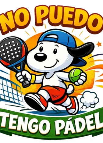 Camiseta infantil No puedo tengo pádel