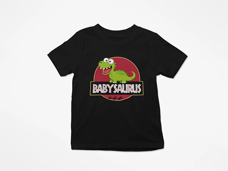 camiseta-baby-saurus-negra