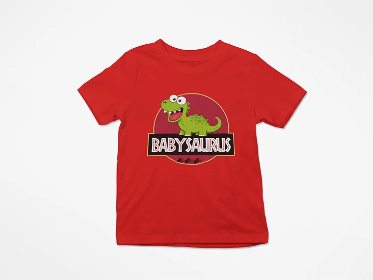 camiseta-baby-saurus-roja