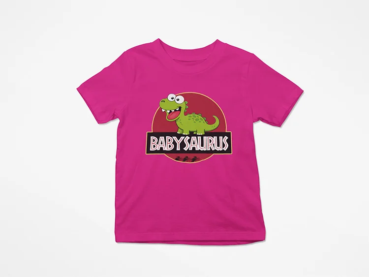 camiseta-baby-saurus-rosa