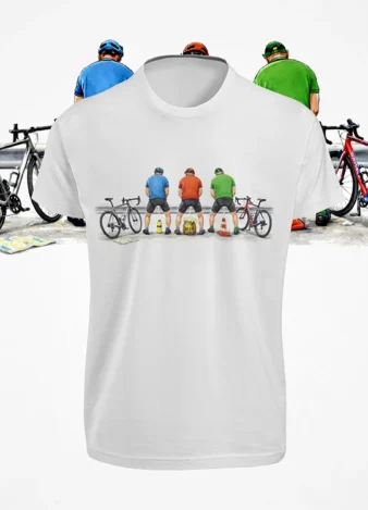Camiseta Ciclistas orinando