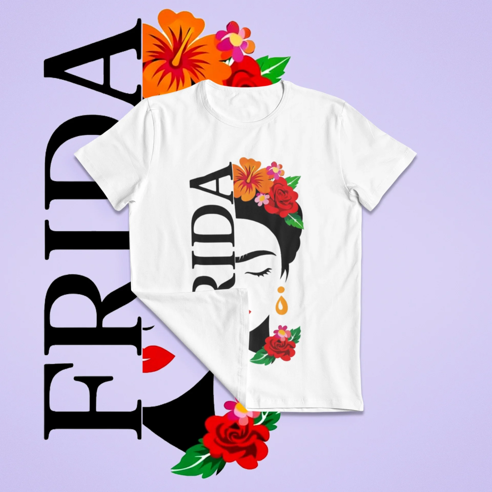 Camiseta de Frida en color blanco - Imagen 2