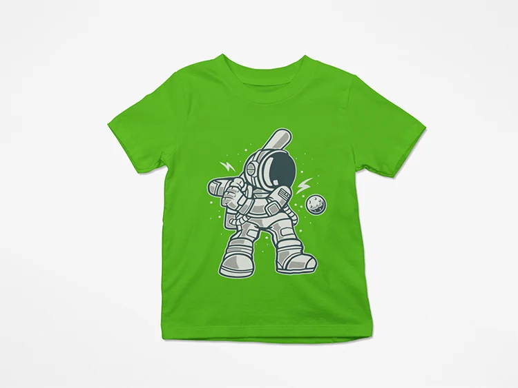 camiseta-infantil-astronauta-beisbol-nino-verde