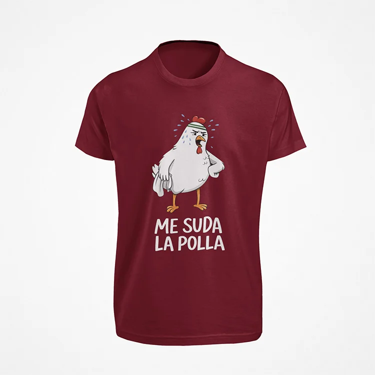 camiseta-me-suda-la-polla-granate