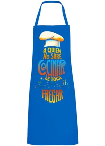 Quien no sabe cocinar le toca fregar – Azul