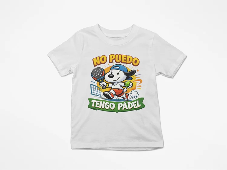 no-puedo-tengo-padel-camiseta-niño
