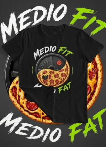 Camiseta Medio Fit medio Fat