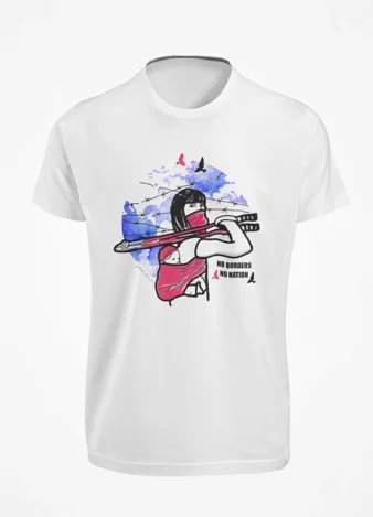 Camiseta No Borders No Nation